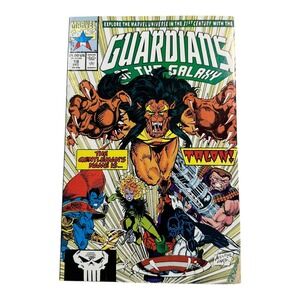 Guardians of the Galaxy #19 Comic Book Marvel 1991‎ Newsstand Edition